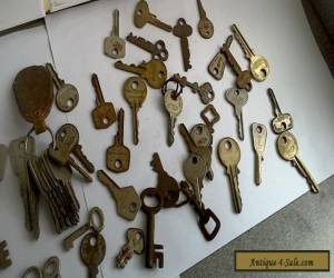 Item vintage  old keys Antique modern locks padlocks,furniture, classic car  for Sale