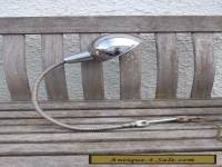 Vintage chrome gooseneck lamp