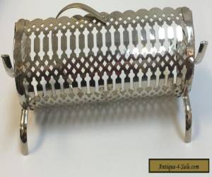 Item Vintage Superb Silver 1960's Silver Plated Cracker Holder Tray for Sale