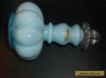 FENTON BLUE OVERLAY PERFUME BOTTLE for Sale