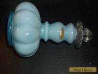 FENTON BLUE OVERLAY PERFUME BOTTLE