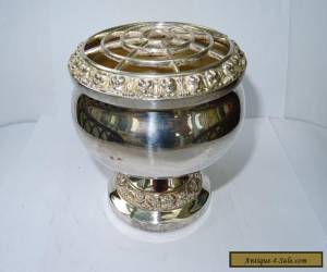 Vintage Silver Plated 'Ianthe' Medium Rose Bowl for Sale