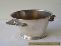 RARE! SMALL STUNNING ANTIQUE CRUSADER SILVERPLATE ICE BUCKET! 