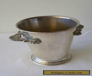 Item RARE! SMALL STUNNING ANTIQUE CRUSADER SILVERPLATE ICE BUCKET!  for Sale