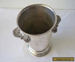 Item RARE! SMALL STUNNING ANTIQUE CRUSADER SILVERPLATE ICE BUCKET!  for Sale