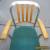 Shaw Walker Mid-Century Modern Wood & Aluminum Chair with Padded Seat I Ship for Sale