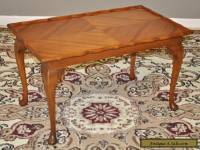 *ATTRACTIVE VINTAGE LARGE WALNUT COFFEE TABLE, LONG OCCASIONAL END TABLE*