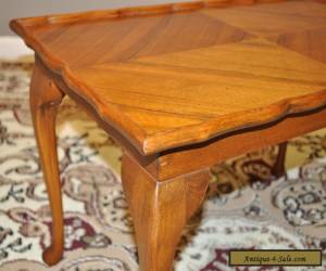 Item *ATTRACTIVE VINTAGE LARGE WALNUT COFFEE TABLE, LONG OCCASIONAL END TABLE* for Sale