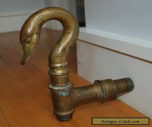 Item Antique French Empire Bronze Swan Faucet  (c1820??) for Sale