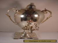 Vintage Silver Plate Samovar Coffee Tea Server URN