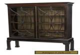 CHIPPENDALE STYLE MAHOGANY DISPLAY CABINET 19th c 1800s for Sale