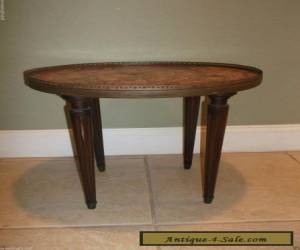  ANTIQUE LOUIS XVI STYLE VINTAGE MARBLETOP SIDE TABLE for Sale