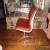 Vintage Dark Orange Steel-case  Desk Office Chair Mid Century Modern  for Sale