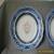 SET OF 4 CHINESE 18TH C. BLUE & WHITE ARMORIAL  PLATES  for Sale