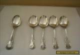 KINGS PATTERN TABLE SPOONS SET OF FIVE for Sale