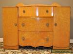 *VINTAGE ART DECO BIRDS EYE MAPLE DRESSER DRESSING TABLE, CHEST OF DRAWERS* for Sale