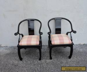 Item Pair of Mid-Century Hollywood Regency Living Room Side Chairs 6318 for Sale