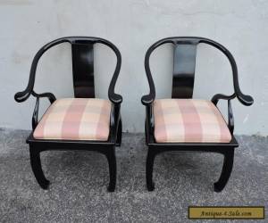 Item Pair of Mid-Century Hollywood Regency Living Room Side Chairs 6318 for Sale