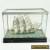 Antique Scratch Built 3 Masted Schooner Delrio Model Ship In Case America for Sale