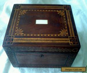 Item ANTIQUE LARGE WOODEN INLAID BOX for Sale