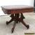 1870-80s SOLID WALNUT VICTORIAN ROSE MARBLE TOP COFFEE TABLE STAND for Sale