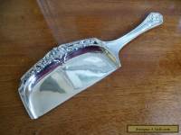 Antique French Silver Crumb Scoop Victorian Art Nouveau 128gms