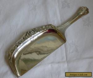 Item Antique French Silver Crumb Scoop Victorian Art Nouveau 128gms for Sale