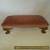 ANTIQUE VINTAGE WOODEN CARVED DECORATIVE FOOT STOOL  VICTORIAN? for Sale