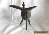 Antique Chinese Bronze Ju for Sale