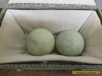 Vintage Chinese marble/soapstone meditation balls