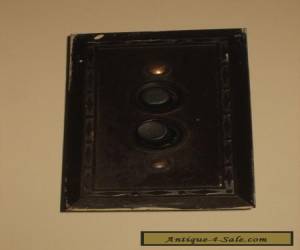 1910s/20s LEVITON TWO PUSH BUTTON WALL MOUNT ELECTRIC LIGHT SWITCH-NICE-3 DAY NR for Sale