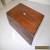 LOVELY ANTIQUE  WOODEN JEWELLERY BOX -9 X 6 X 4 INCHES for Sale