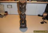 WOODEN  NEW  ZEALAND  STATUE for Sale