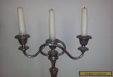 Vintage Silver Plate Viners of Sheffield  Candelabra / Candle Holder for Sale