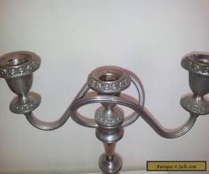 Item Vintage Silver Plate Viners of Sheffield  Candelabra / Candle Holder for Sale