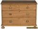 Victorian Antique English Pine Dresser Chest of Drawers Nightstand Side Table for Sale