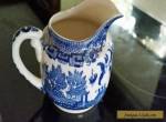  VINTAGE RETRO 30s JAPAN CLASSIC BLUE WILLOW MILK JUG  for Sale