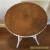 VINTAGE / ANTIQUE WICKER AND WOOD ROUND TABLE for Sale