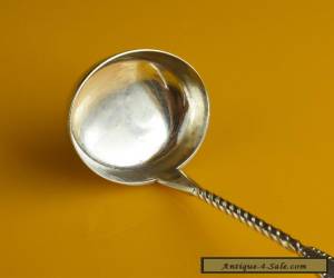 Item DUTCH Sterling Silver Gravy Ladle with Twisted Stem & Stands Upright  :) for Sale