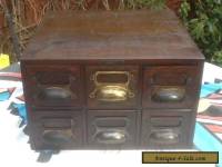 Vintage Card index filing Cabinet  6 draws