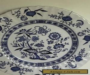 Item ANTIQUE BLUE NORDIC DESIGN ENGLISH WALL PLATE for Sale