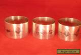 ANTIQUE SILVER NIELLO NAPKIN RINGS IRAQ/PERSIA C 1900 for Sale