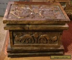 Item Vintage wooden secret lock box for Sale