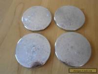 Vintage silver plate drinks coasters