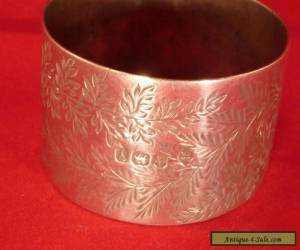 Item Antique Sterling Napkin Ring 1891, Martin, Hall & Co for Sale