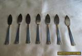 7 ANTIQUE 800 SILVER & GILT PATE SERVERS/ KNIVES for Sale