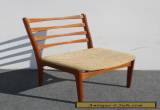 Vintage Mid Century Danish Modern Style Beige Cushion Backrest Solid Wood CHAIR for Sale