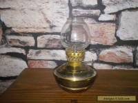 Vintage KELLY Nursery OIL LAMP BRASS