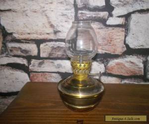 Item Vintage KELLY Nursery OIL LAMP BRASS for Sale