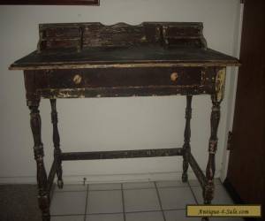 Item ANTIQUE 19th CENTURY LADIES / MENS DISTRESSED PINE WOOD WRITING DESK  for Sale